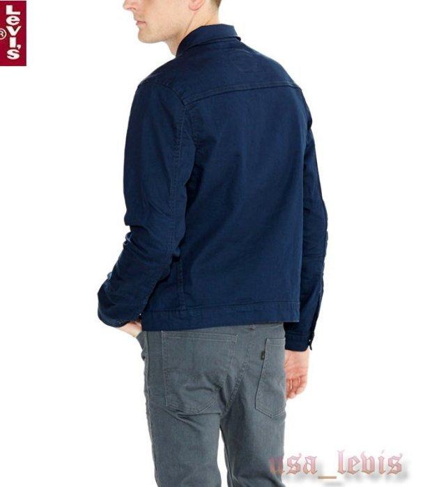 【S-XXL新款優惠】美國 歐洲LEVI S TRUCKER JACKET 深藍色單口袋彈性時尚款 牛仔外套 夾克501