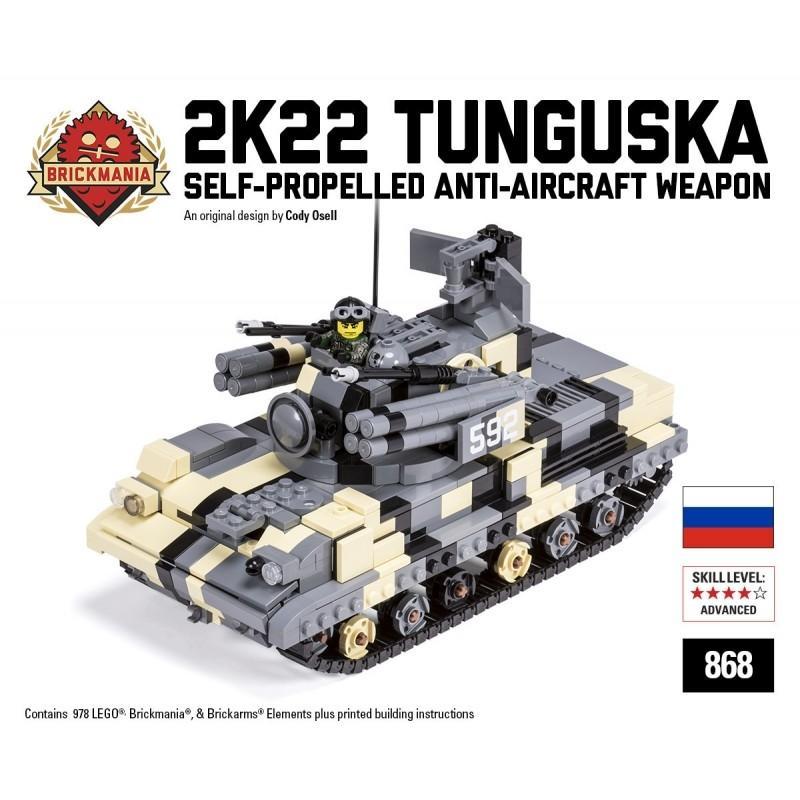 有貨可訂[正版Lego樂高/Brickmania設計出品]現代俄軍 2K22 Tunguska 通古斯卡防空自走砲