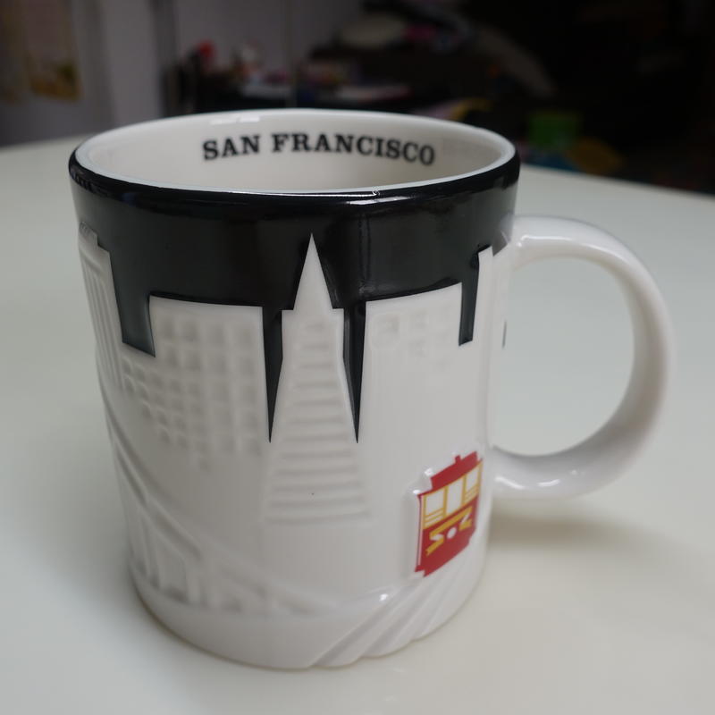 全新 星巴克Starbucks 美國城市馬克杯浮雕系列City Mug 舊金山San Francisco 非紐約