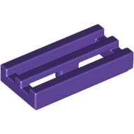 LEGO Dark Purple Grille Tile 1x2 樂高深紫色 柵欄溝槽格紋平板 4655690