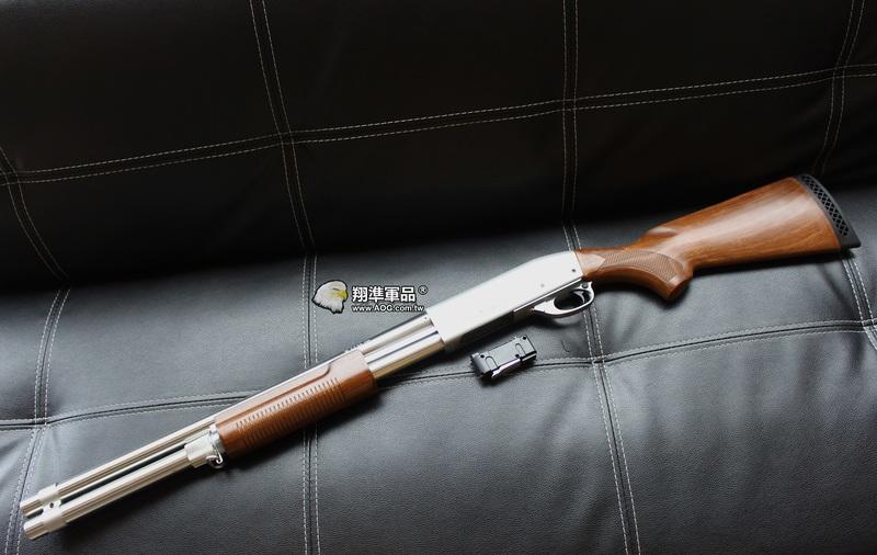 【翔準國際AOG】預購 S&T 手拉空氣槍 M870 middle 散彈槍 BB槍 全金屬 實木 DA-SPG-06S