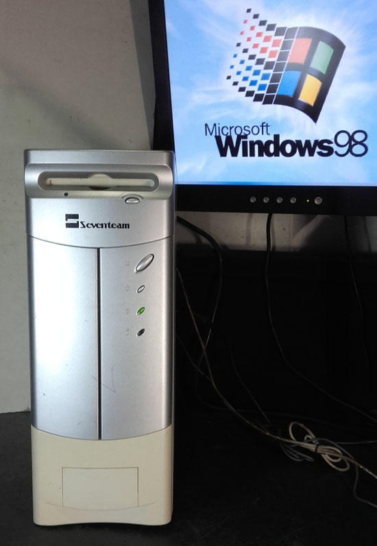 【窮人電腦】跑Windows 98系統！原廠華碩工業小主機出清！雙北桃園可親送外縣可寄！