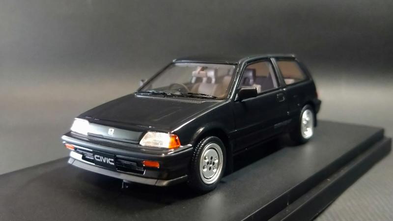 經典車坊】1:43 1/43 Honda Civic Si (Mk3) 1984 絕版精品模型by