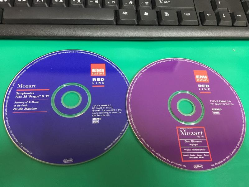 二手裸片CD EMI CLASSICS 莫札特 2CD <W31>
