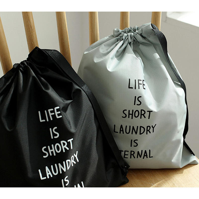 ❤正韓國現貨❤ 2nul~ Laundry Pouch 信仰旅行 尼龍換洗衣物束口收納袋