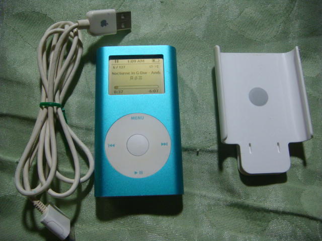 Apple 蘋果 A1051 iPod mini II（第 2 代）6G 天空藍