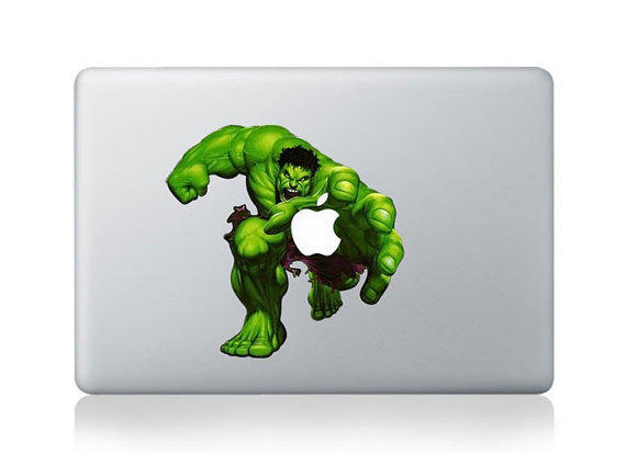 蘋果 Apple Macbook Air/Pro 綠巨人浩克 hulk 13.3寸 創意貼紙
