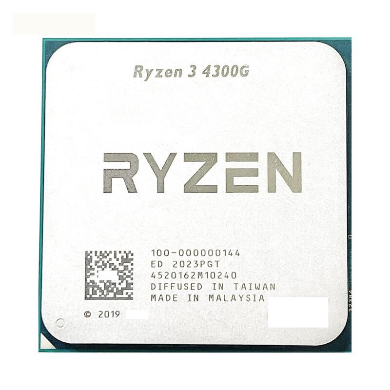 北縣-AMD AM4 R3 4300G(近 4350,) 4C/8T(3.6 GHz) L2+L3=35M 65W