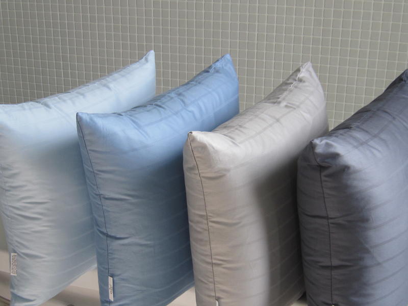 wuyunghsien 100%精梳棉 素色緹花 方枕/靠枕/抱枕套 台灣製 8種顏色可選 含枕心下標區