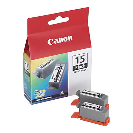 (含稅價) Canon原廠墨水匣 BCI-15BK 2入 無紙盒福利品