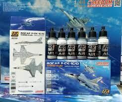 【AK AK2340】ROCAF 中華民國空軍 IDF經國號戰機模型用水性漆空優迷彩六色套漆組 FREEDOM聯名款