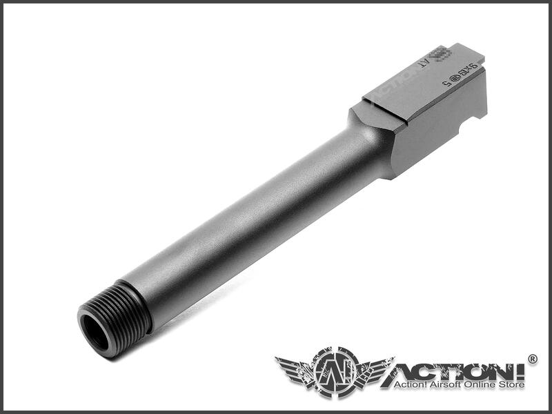【Action!】補貨中）PRO-ARMS - CNC鋁合金 螺牙外管 (黑 逆14牙) VFC G17 Gen5專用