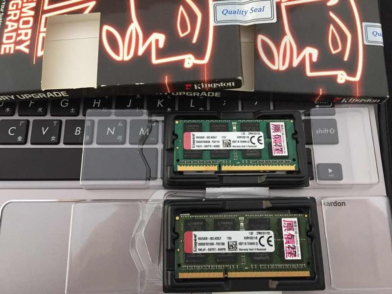金士頓 DDR3-1600 8GB*2 16GB 兩支合賣 (筆電 筆記型電腦)