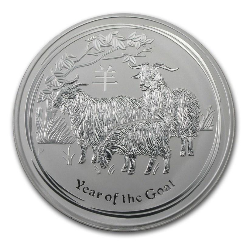 [代購]澳洲 2015 年 生肖 羊年 1 KG (1000 g) 普鑄銀幣 Perth Mint