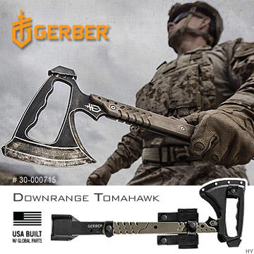 ~預購~ 【電筒魔】  Gerber Downrange Tomahawk 戰斧 #30-000715