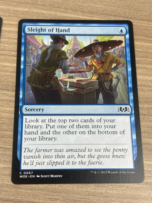 thumbnail image 2 of Magic: The Gathering – Sleight Of Hand (Wilds Of Eldraine) Common – 4x Copies (NM/M) 2 of 4