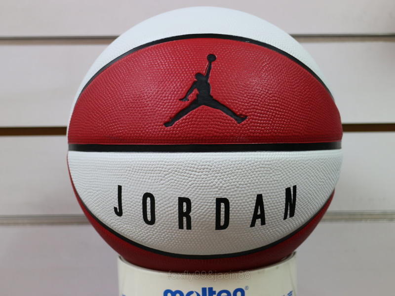 (布丁體育)NIKE JORDAN 室外專用七號籃球 紅白色 J186561107 另賣 molten 斯伯丁 籃球袋