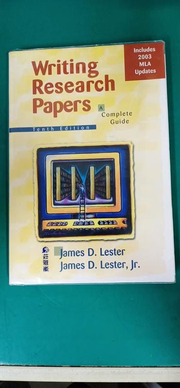 Writing Research Papers A Complete Guide Tenth Edition微劃記D40