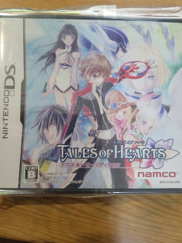 中古NDS時空幻境 心靈傳 過場影片為動畫版本Tales of Hearts日文版 兩件以上免運