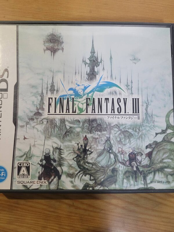 中古 NDS 太空戰士3  Final Fantasy 3日文遊戲~兩件以上免運