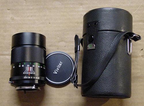 【藏鏡ㄟ】老鏡 Vivitar 135mm f2.8 MD 口, 適用 A7 Nex M4/3 無反 微單眼，內建遮光罩