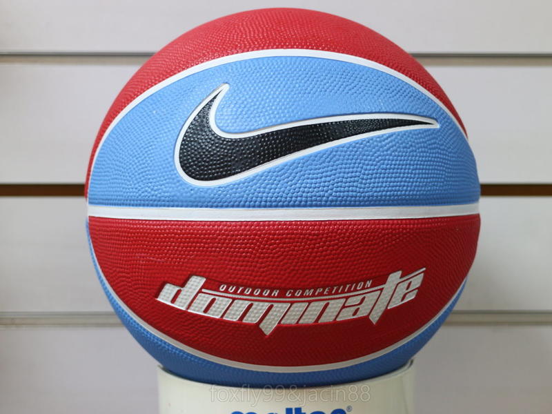 (布丁體育)NIKE 籃球 攻系列 N116547307 紅藍黑 室外專用七號籃球 另賣 molten 斯伯丁 籃球袋