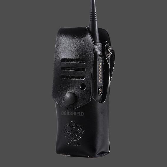 警用裝備 XSPEED MOTO專用皮製無線電袋