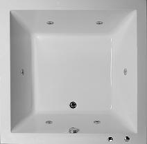 亞諾衛浴-國產壓克力浴缸 四方浴缸 110x110cm $6500元