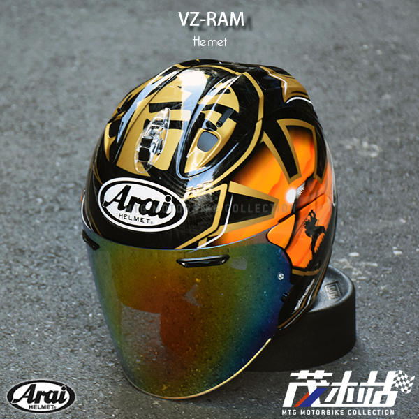 希少】 Arai VZ-RAM 侍 ペドロサ Lサイズ 金 ジェットヘルメット Yahoo