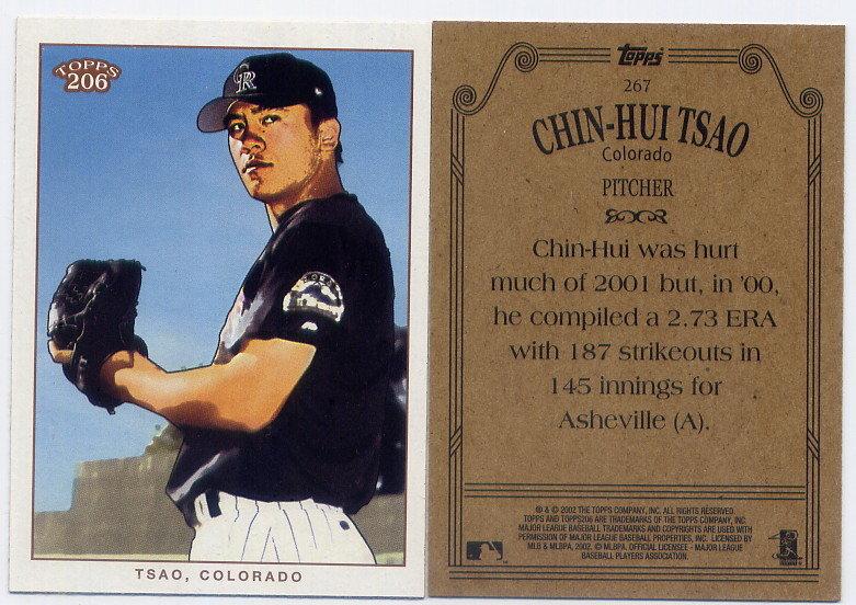 曹錦輝 Tsao Chin-Hui 2002 Topps 206 #267