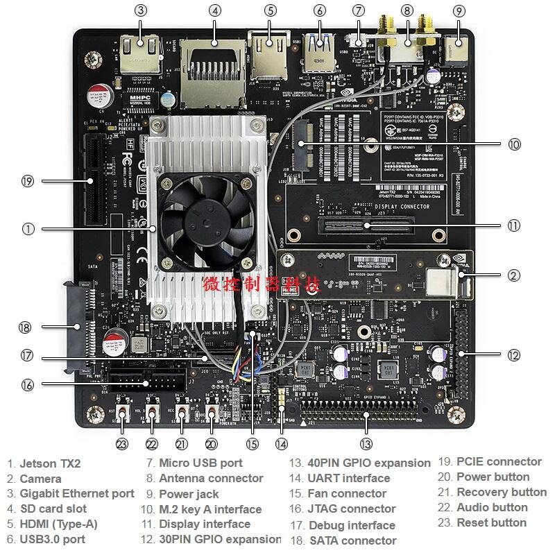 微控】含稅附發票、 NVIDIA Jetson TX2 / AGX Xavier Developer Kit