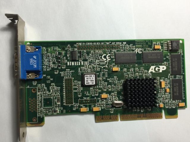 AGP SR9 SDRAM 8MB VGA Video Graphics Card IBM 01N1959 01-338