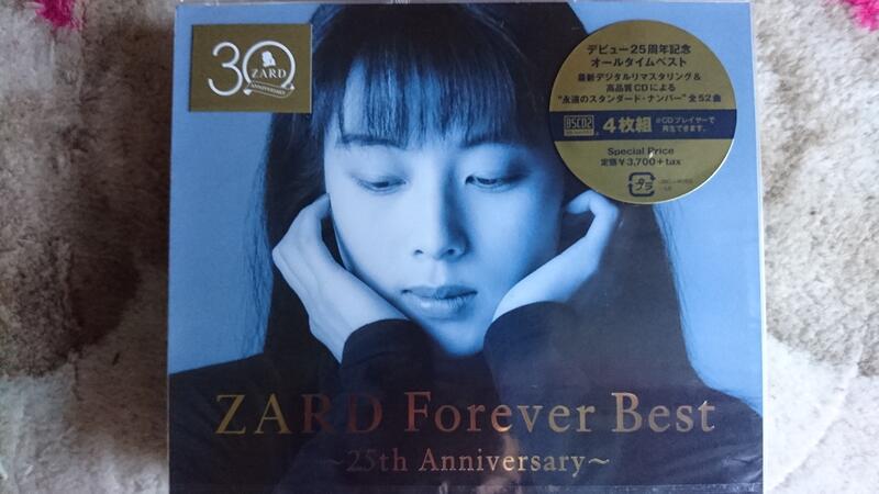 特價 新品現貨 坂井泉水Zard Forever Best 25th Anniversary 4CD 精選 高音質 日版