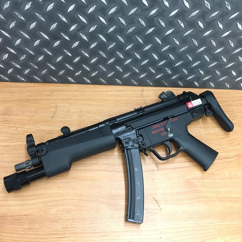 【IDCF 】 Umarex / VFC HK 槍燈護木版 MP5A5 V2  GBB 鋼沖壓 伸縮托瓦斯衝鋒槍
