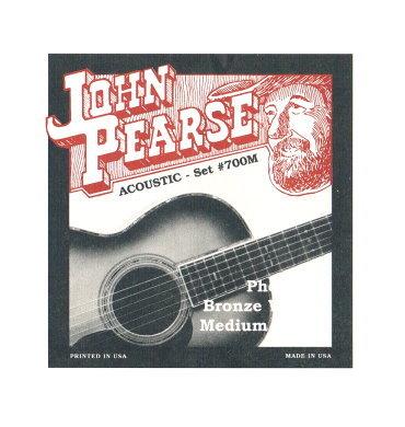 John Pearse 美製民謠吉他弦 磷青銅 700M (13-56)【硬地搖滾】全館$399免運！
