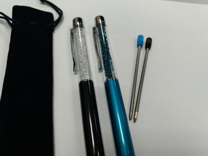 施華洛世奇 水晶筆專用 ~藍色/黑色 替換筆芯 6支一組~~ (適用於SWAROVSKI 水晶筆)全新