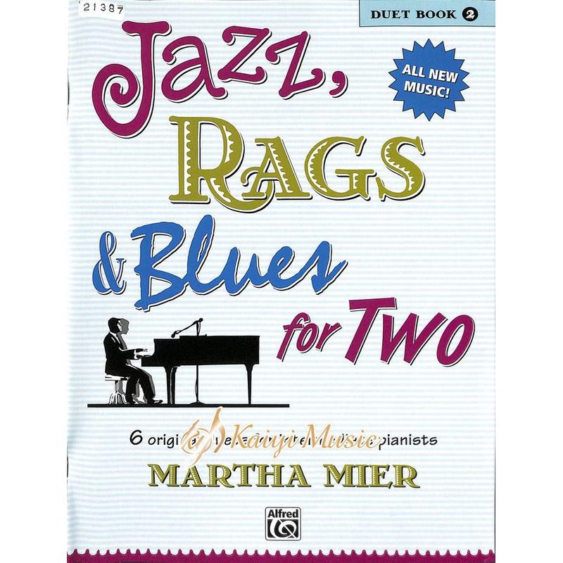 爵士、散拍與藍調二重奏Jazz,rags&blues for two Duet book 2七天預購+現貨
