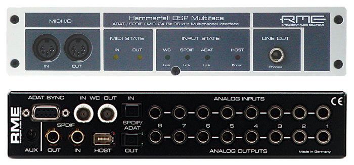 DTM・DAW RME Hammerfall DSP Multiface CardBus RME: Hammerfall DSP