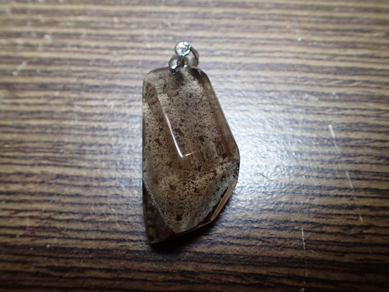 貝石之戀-內包方形礦物水晶墜子 H 011513