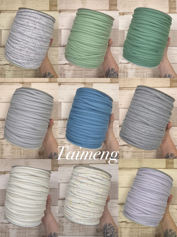 台孟牌 包芯棉繩 6mm 9色 台灣製造 冰島毛線 棉線 編織 粗線條 灌芯棉 Macrame 純棉 粗棉繩 柔軟 舒適