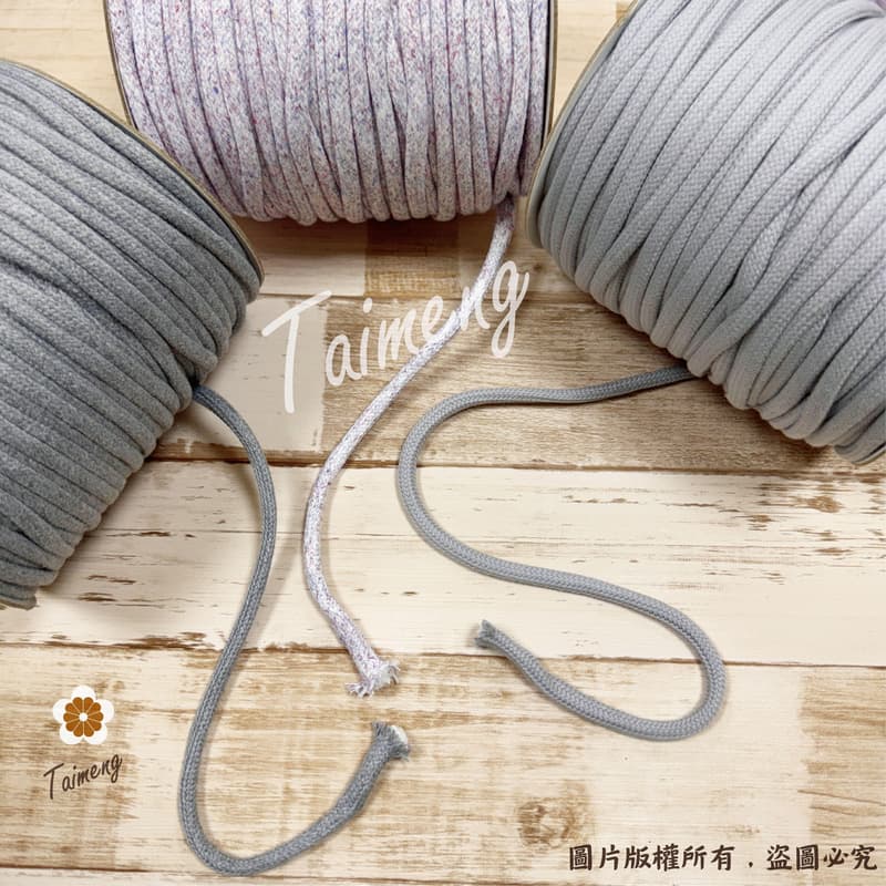 台孟牌 包芯棉繩 6mm 9色 台灣製造 冰島毛線 棉線 編織 粗線條 灌芯棉 Macrame 純棉 粗棉繩 柔軟 舒適