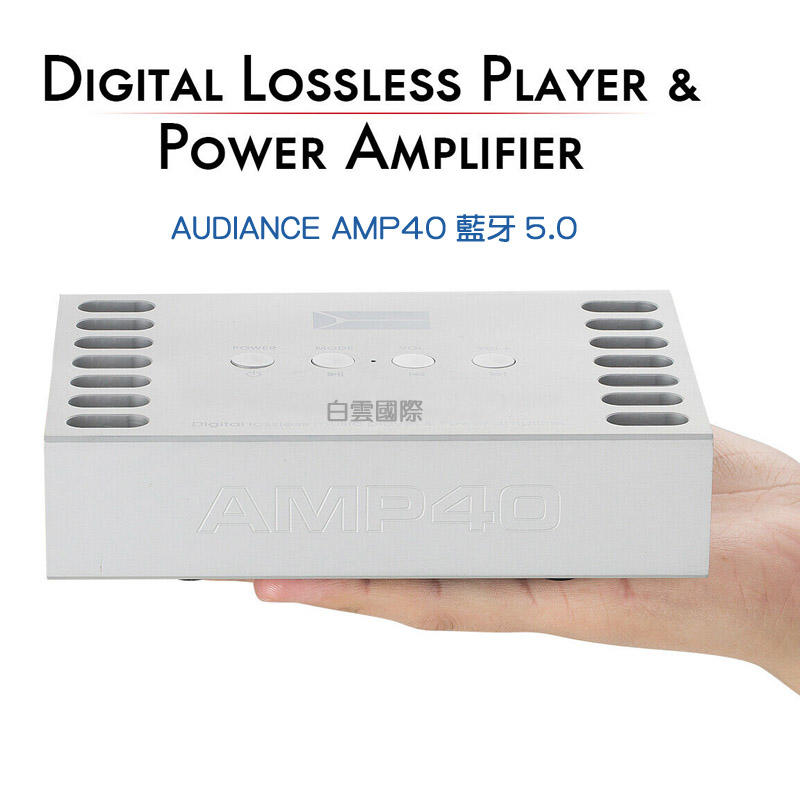 藍牙擴大機中的FM Acoustics AUDIENCE AMP40藍牙發燒級擴大器mp3播放器外接USB記憶卡