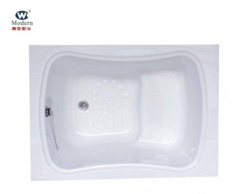 【 老王購物網 】摩登衛浴 SL-5105 壓克力浴缸  無牆面  浴缸 120x77cm