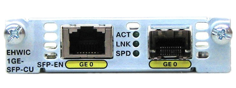 Cisco EHWIC-1GE-SFP-CU High-Speed WAN Interface Card