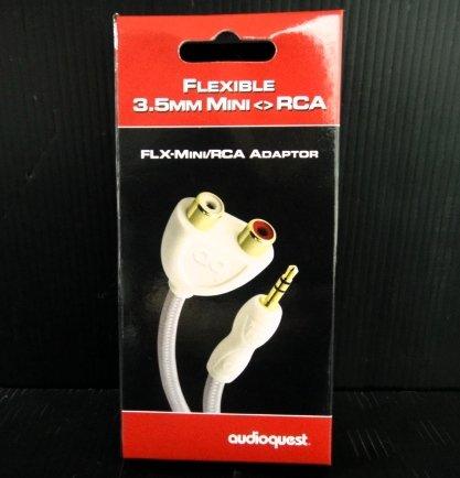 『永翊音響』美國 audioquest FLX-Mini / RCA Adaptor 3.5(公)對2RCA(母)連接線