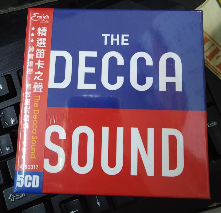 音橋音樂代理發行版】精選笛卡之聲5CD，The Decca Sound 正版全新