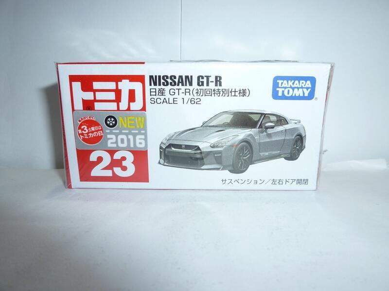 TOMY TOMICA 23-10 初回 新車貼 NISSAN GT-R滿1千加購商品
