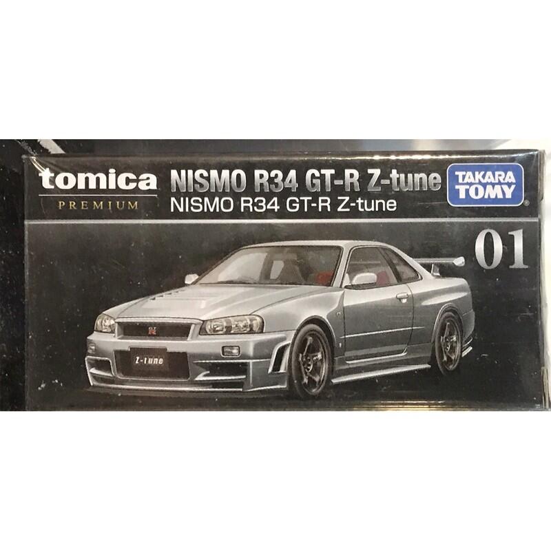 姆仔fun玩具）多美tomica PREMIUM TP 01 NISMO R34 GT-R z-turn 銀日版