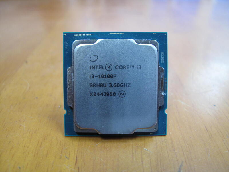Intel 英特爾  i3-10100F (6M快取，最高可達 4.30 GHz) 1151腳位桌上型4C8T四核心處理