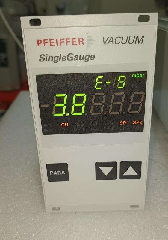 PFEIFFER VACUUM GAUGE CONTROLLER TPG261 W/IN PBR260 GUGE 露天市集 全台最大的